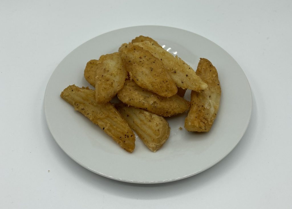 小麦粉が含まれるポテトフライ